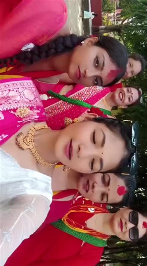 #Uni xan ra po gajalu ko artha xa🙈😊☺#sarlahi_muser🇳🇵🥀🦋🥀 #fypシ゚❤❤ #Teej special with sisters🥰@Khatri Sarswoti @अन्जु@KaMala Khadka @Jyoti.... thulung