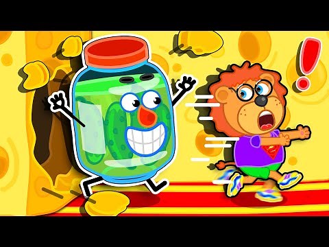 LeonCito | Sí Sí Manténgase saludable con alimentos saludables | Dibujos animados para niños