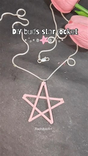 Day 12 of 50 days quick DIY series| DIY star locket 💗#diy #shorts