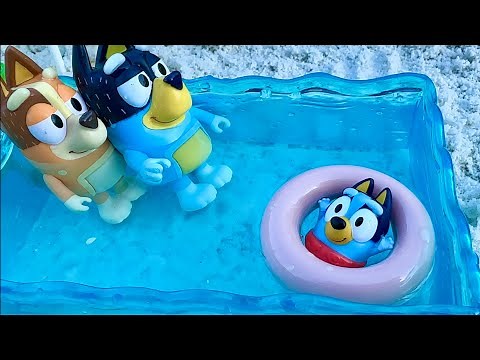 Baby Bluey - The Pool - Bluey toys pretend play