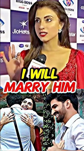 I Will Marry Him 😍❤️📈 #farhanabhatt #aahana #biggboss19 #biggboss #bb19 #shorts