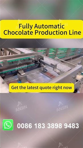 Chocolate Production Line Industrial Chocolate Making Equipment for Food Factories