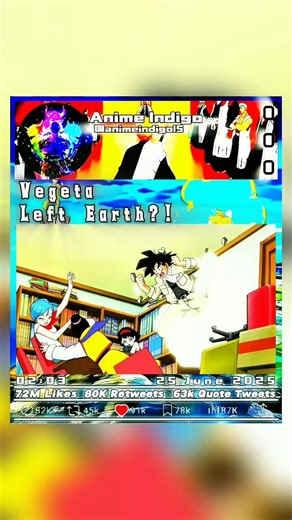 Vegeta Left Earth?! || Shorts || Anime || DBS || Saiyan || Goku || Vegeta || Broly || Beerus || Whis