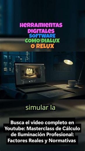 Digital Tools Design software such as DIALUX or RELUX