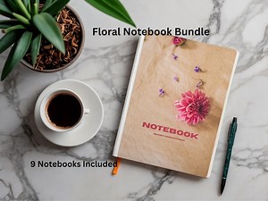 Bloc-notes numérique imprimable | Cahiers lignés et agenda | Téléchargement instantané PDF | Planificateur d'études | 9 modèles - Etsy France