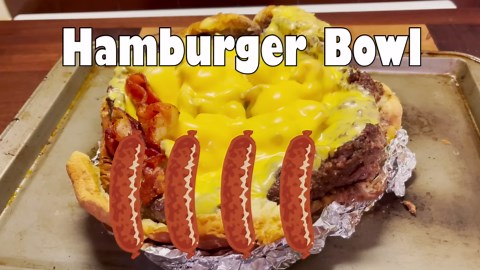 When a hamburger met pie crust and chaos followed