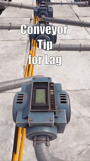 Reduce Conveyor LAG, Noise, & Power Usage with This Tip in #rust #rustgame #rusttok
