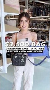 Three designer bags for every part of your life-and stayed under $3500💕#usa #dior #designerbags