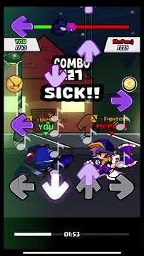 Beat battle - Destroy the world (Private room mode) #fnf #beatbattle #fnfmod #fyp #mario