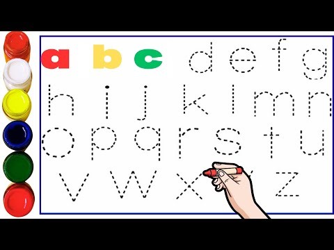 Dotted Alphabet ABCD | Easy A to Z Tracing for Kids |Learn Letters Writing| A to Z| Kids rhymes 27 2