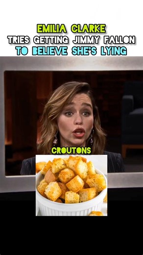 Emilia Clarke Tries Lying To Jimmy Fallon 😂🔥 | Jimmy Fallon #shorts