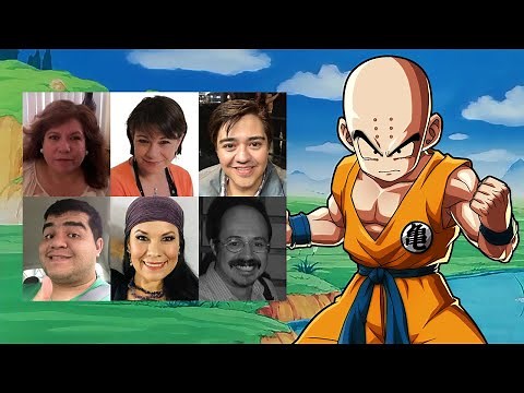 Comparando las Voces de: Krilin (Latinoamérica) (Doblaje) Dragon Ball
