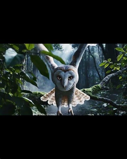 "Watch This Breathtaking Barn Owl Soar Through the Jungle! 🦉🌿 #Viral #Trending #BarnOwl"