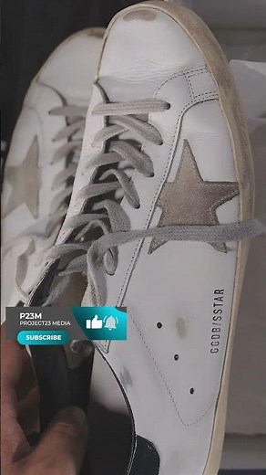 GOLDEN GOOSE UNBOXING! SuperStar White Blue Leather Sneakers