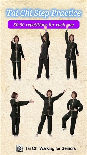Tai Chi Step Practice #healthandwellnessforseniors