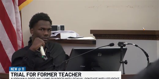 Day 1 ends in trial of former teacher accused of sexual contact with student