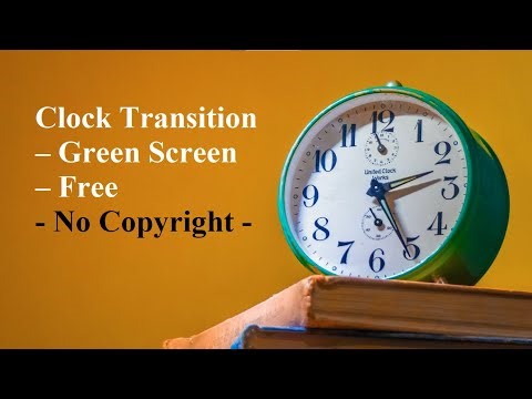 Free Clock Green Screen Transition | HD Chroma Key Timer Effect for Video Editing