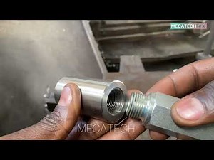 Fabrication des manchons en acier inoxydable avec du filetage Bsp 1’’