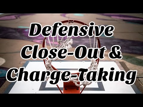 Defensive Close Out & Charge Taking: Basketball Practice Drill