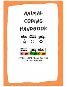 Animal Coding Handbook - Symbol/shape Pairing Practice for Kids Ages 4 to 5 - Etsy Canada
