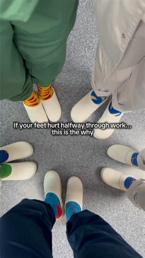 1.3K views | If your feet hurt halfway through work, this is the why...
