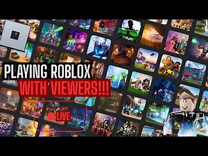 🔴ROBLOX PLAYING GAMES WITH VIEWERS!!!! LIVE NOW🔴
