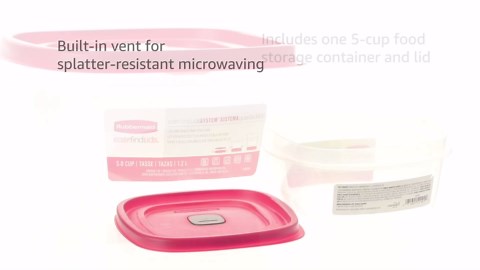 Rubbermaid Easy Find Lids 5-Cup Food Storage and Organization Container