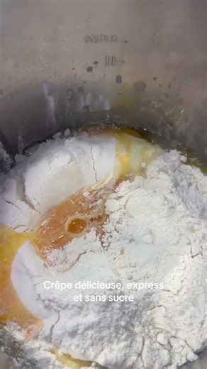 Crêpes express delicieuse et sabs sucre ⚖️