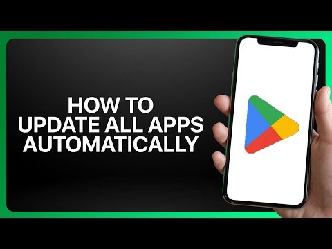How To Update All Apps Automatically In Google Play Store App 2025! Tutorial