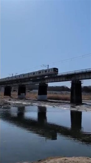 川と鉄橋を渡る電車の音 ～環境音ショート～