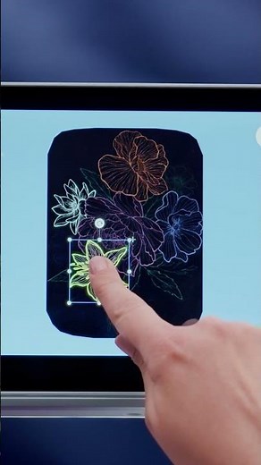 The new BERNINA 990 for perfect design placement