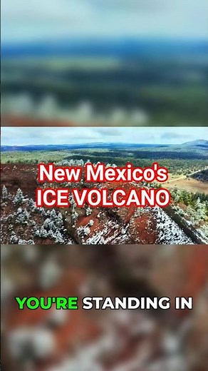 Volcano with ICE New Mexico's Cold Secret #hiddengems #newmexico #banderavolcano
