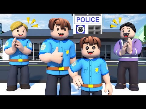 ROBLOX Brookhaven 🏡RP: Little Police Officer Adventure | Roblox Leo