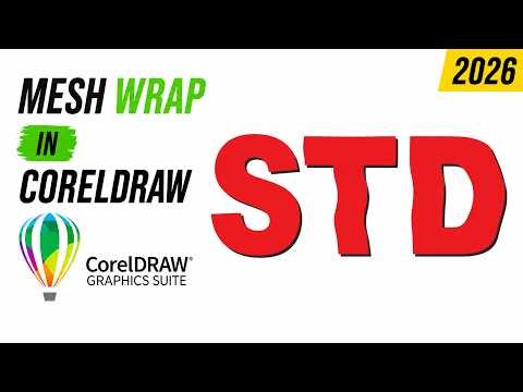 Mesh Wrap in CorelDraw 2026