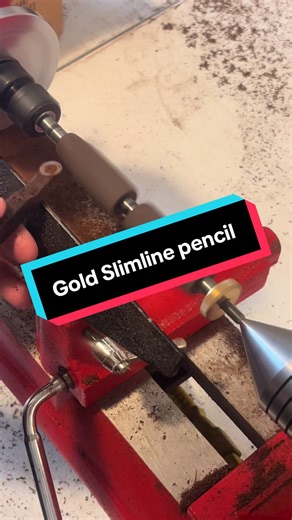 Mastering Pen Turning Techniques with Gold Slimline Pencil
