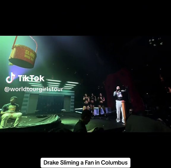 Drake Surprises Fan with Birthday Sliming at Concert