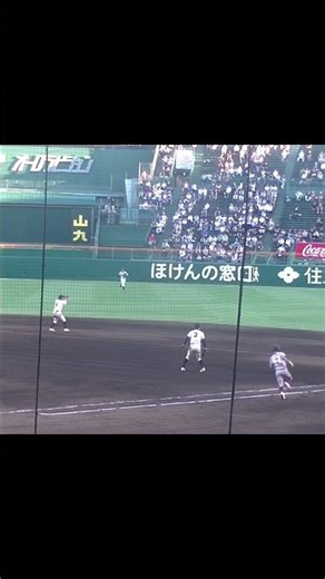 京都国際 奥井 颯大くんがヒットを放つ（2024年8月8日 甲子園1回戦 京都国際 対 札幌日大）