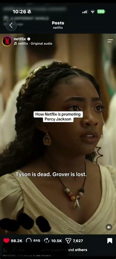 netflix vs disney promotion, which is better? #percyjackson #booktok #pjo | credit: @dam.snack.bar05