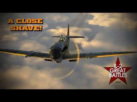 Il-2 Great Battles | Spitfire Mk.XIV No.41 Sqn RAF | #12 - A Close Shave!