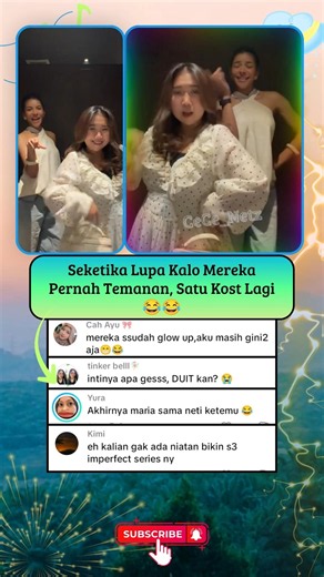 Neti & Maria Mode Glow Up 🤣 #glowup #shorts #kikisaputri #zsazsautari #imperfect