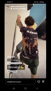 Next level heel hook from Adam Ondra and then the intended beta from setter Magnus Midtbø