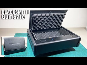 Blacksmith Gun Safe 3 Ways Quick Access Biometric Gun Safe unboxing and Test