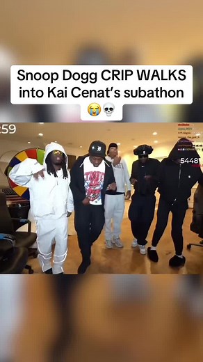 Snoop Dogg's Epic Crip Walk at Kai Cenat's Subathon