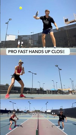 Pro fast hands up close