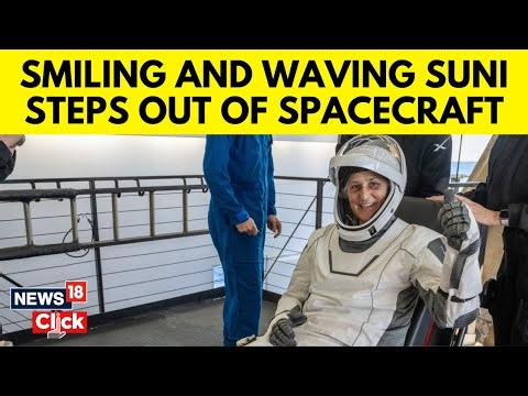 Sunita Williams Smiles, Waves As She Returns Home After 286 Days In Space | NASA | SpaceX | N18G