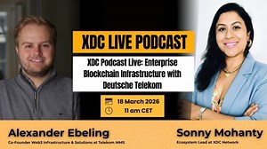 XDC Podcast Live: Enterprise Blockchain Infrastructure with Deutsche Telekom | XDC Innovation Labs INDIA