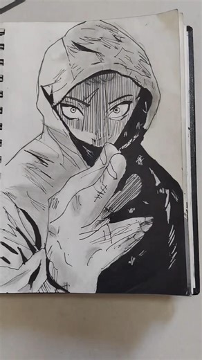 yuji itadori drawing from JJK modulo#drawing #yuji itadori #anime #jujutsu kaisen modulo #anime arts