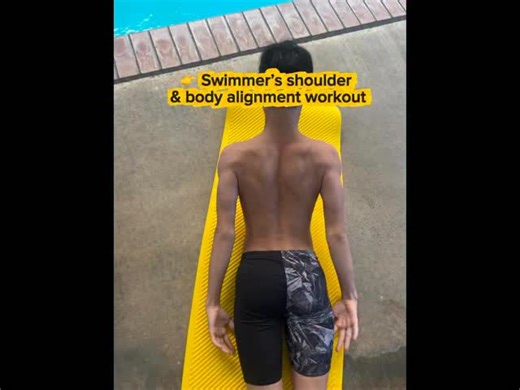 A+ Swimming | USA Swimming Club – The Colony TX on Instagram: "Strong posture = faster swimming 💪🏊‍♀️ These simple drills help you build shoulder mobility, core stability, and perfect body alignment — key for smoother, more efficient strokes in the water 🌊 Try this short routine before or after practice 👇 1️⃣ Chest up – engage your core 2️⃣ Rotate – free up your shoulder blades 3️⃣ Arms up & down – keep elbows straight 4️⃣ Streamline up & down – control your body line 5️⃣ Streamline + chest