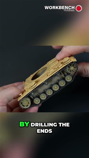 Model Tank Detailing Realistic Tracks & Tools