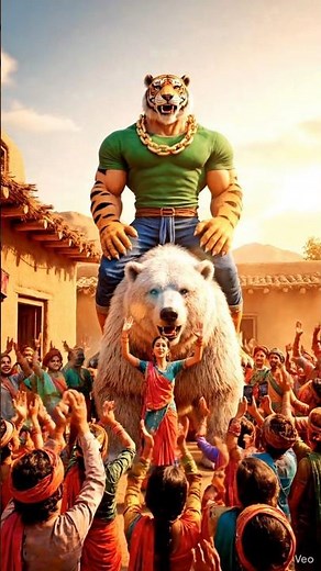 AI FUTURE TIGER in Snow Mountains 🐅❄️ | Indian Bhai Subscribe Karo 🇮🇳 Pakistan Bhai Like Karo 🇵🇰🔥"